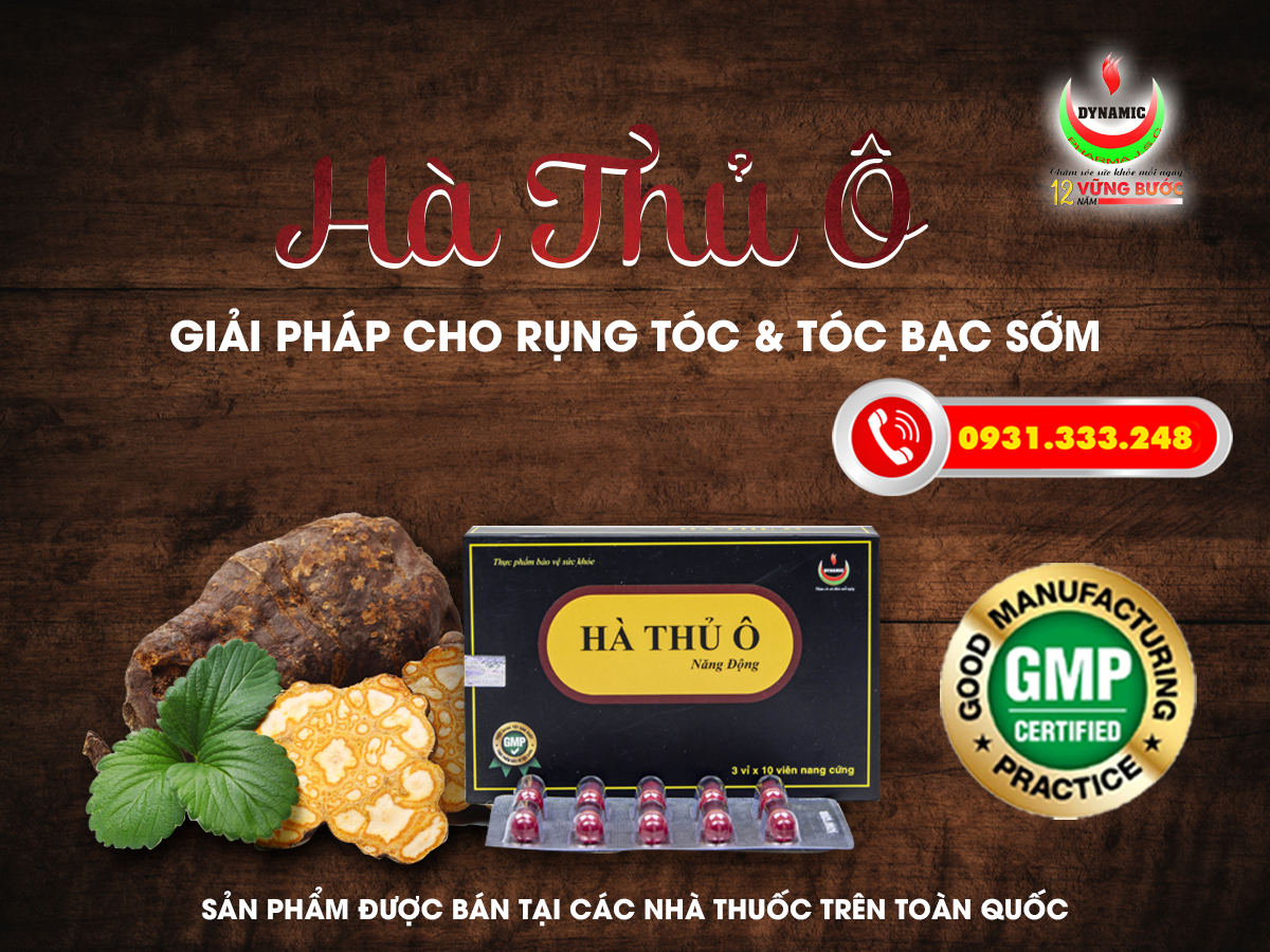Hà Thủ Ô Giải pháp cho rụng tóc, tóc bạc sớm